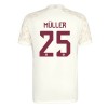 Koszulka FC Bayern Monachium Muller 25 Champions League Dziecięcy Trzeci 2023-24 Koszulki Piłkarskie Krótki Rękaw